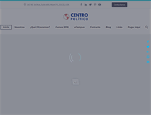 Tablet Screenshot of centropolitico.org